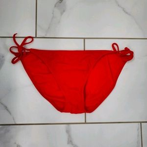 Old Navy Red String Bikini Bottoms Size Large